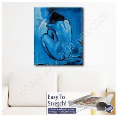 Blue Nude by Pablo Picasso | Canvas (Rolled) | Wall art artwork painting HD