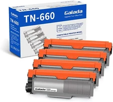 4x TN660 TN630 Toner Compatible for Brother HL-L2300D L2320D L2340DW MFC-L2700DW