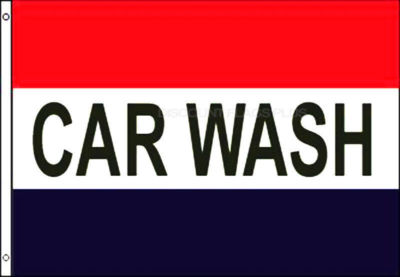 3x5 Car Wash Flag 3' x 5' Polyester Advertising 100D
