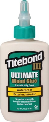 Titebond Iii Titebond  III Ultimate  Tan  Wood Glue  4 oz.