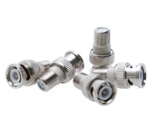 BNC Male to F-Type Female Coaxial Cable Adapter Converter Connector Multi LOT