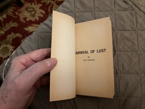 Sleaze gga Vintage Pb, Carnival Of Lust by Roberts, Frimac Book 088, 1963, VG - Imagen 5 de 6