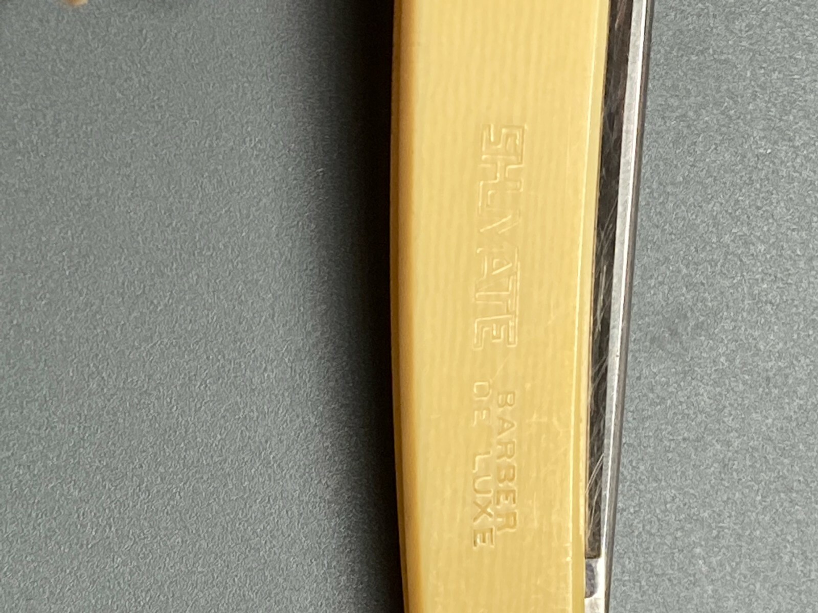 ANTIQUE / SOLINGEN GERMANY / DUBL DUCK SATINEDGE RAZOR / BAKELIT / ORIGINAL CASE