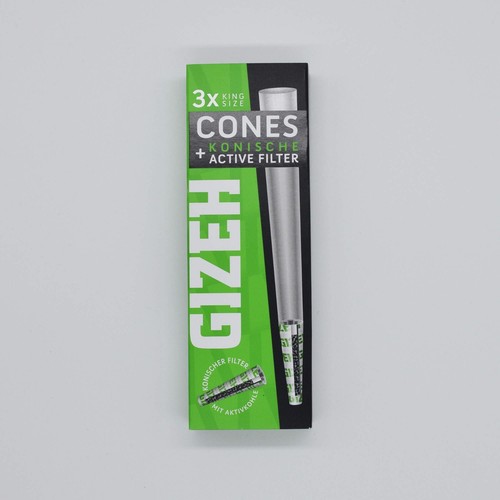 GIZEH Cones Hülle mit Aktivkohlefilter Ø 6mm - King Size Pre Rolled Cone - Bild 2 von 7