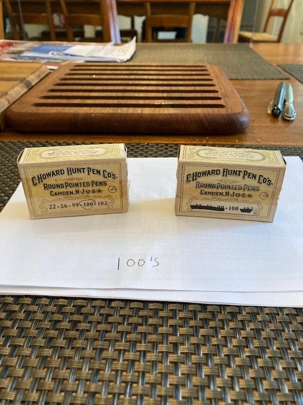 vintage C. Howard Hunt size 100 Nibs***Two Gross****288 Nibs