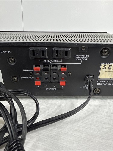 Sherwood RA-1140 Stereo AM/FM Surround Sound Effect Receiver | Tested Working - Picture 14 of 15