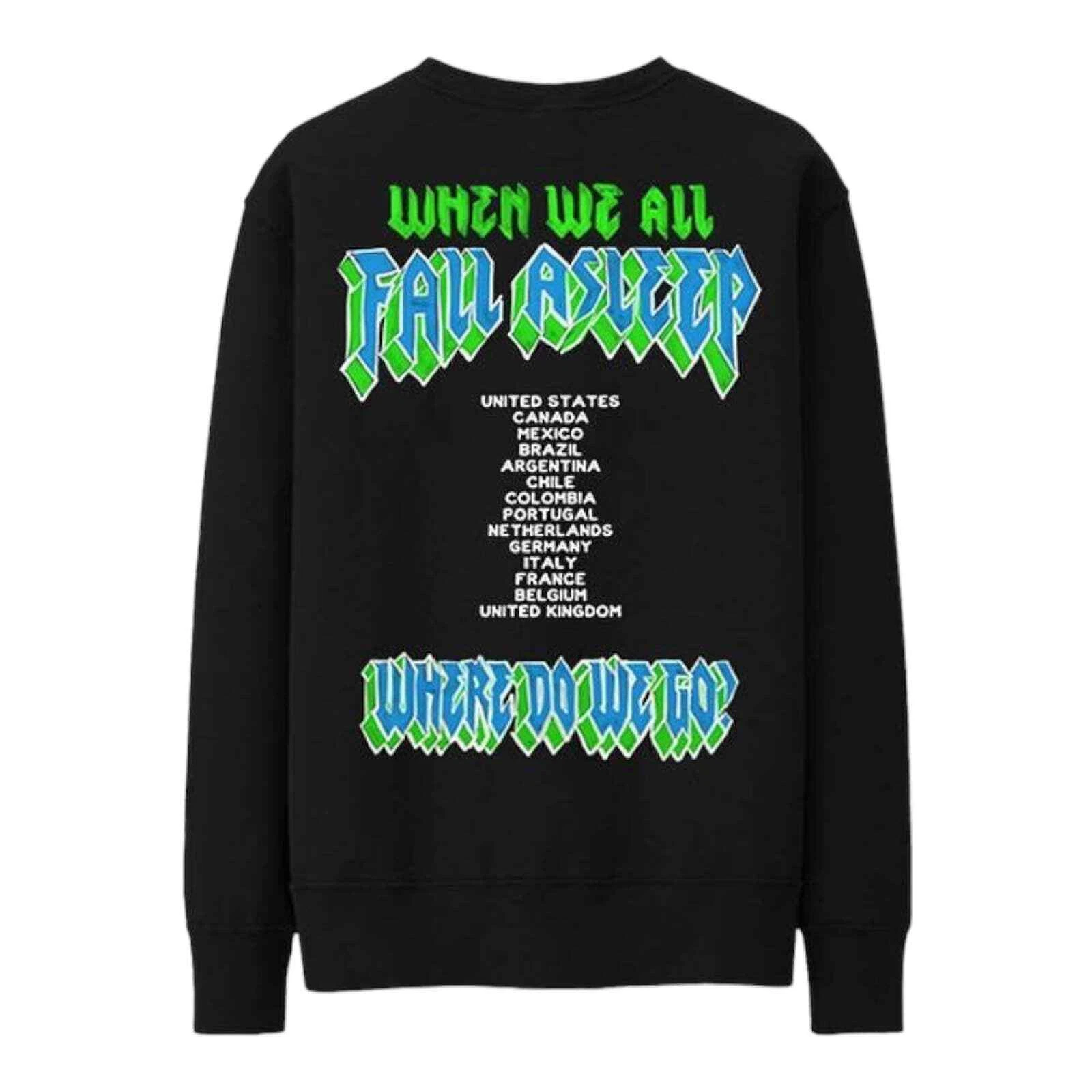 Billie Eilish When We All Fall Asleep World Tour Crewneck Sweatshirt
