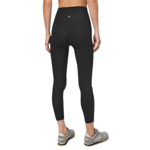 lululemon align lattice work emboss black