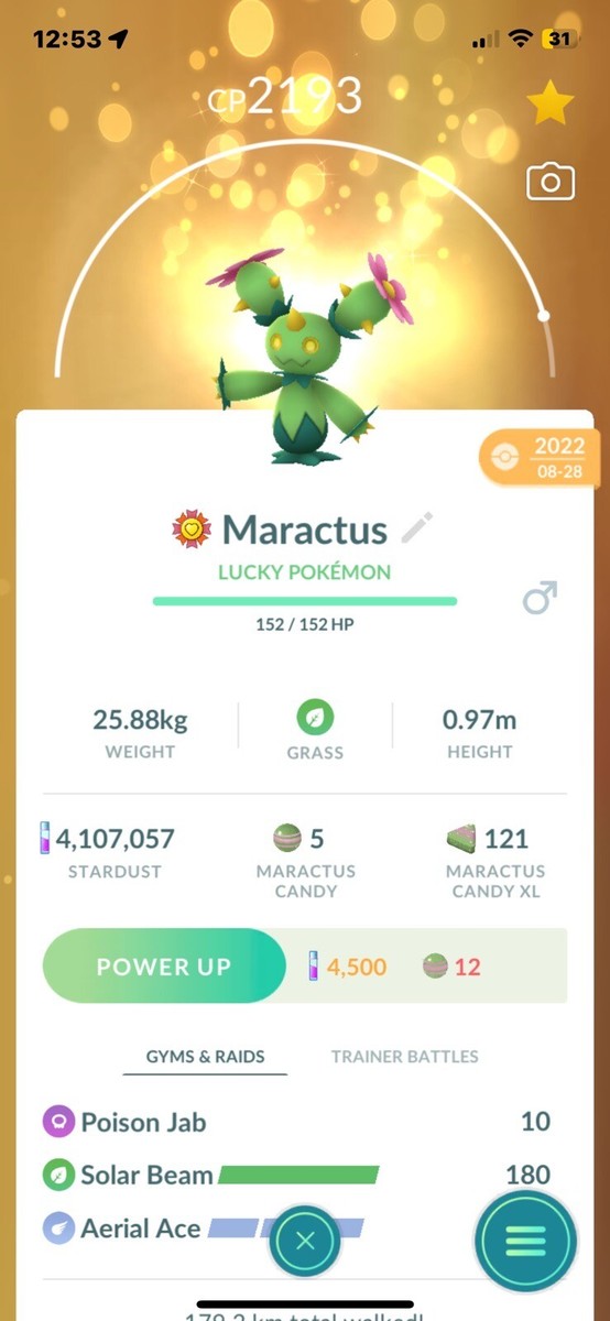 Pok&eacute;mon GO: Shiny Maractus In Scambio, 80.000 Polvere Di Stelle &ndash; Leggi Descrizione