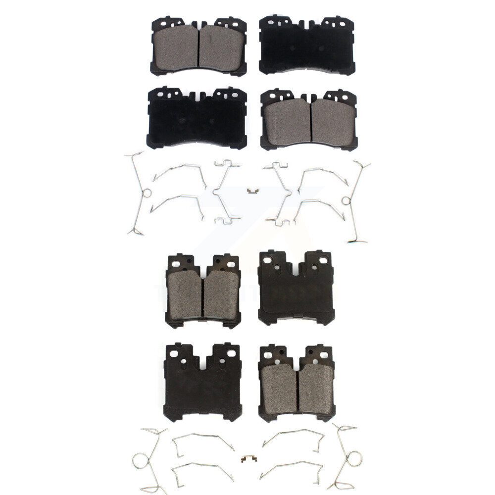 High-Performance Ceramic Brake Pads Kit for Lexus LS460 LS500 LS600h LS500h Front & Rear