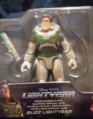 Disney Pixar Buzz Lightyear Space Ranger Alpha 5 Inch Action Figure Mattel - Afbeelding 1 van 1
