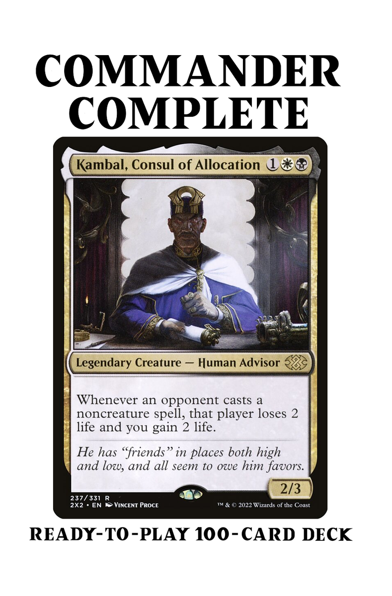 mtg commander life drain deck Sheoldred, the Apocalypse Forced Card Draw Magic Ready to play MTG EDH deck from Gray Gauntlet Games. Obzedat Orzhov Extort Commander Deck