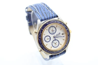 Seiko Sports 150 World Timer Watch Quartz Ref 5T52-6A5A Working