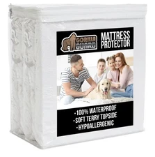 GORILLA GRIP Waterproof Hypoallergenic Mattress Protector- Queen Size