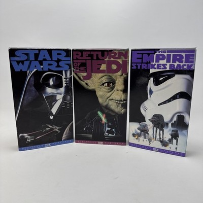 Original Star Wars Trilogy VHS Box Set THX Digitally Remastered 1995 