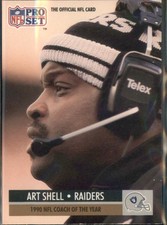 ART SHELL #4 1991 Pro Set Los Angeles Raiders NM