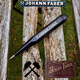 1910s JOHNN FABER ANTIQUE SHORT STUBBY METAL LOGO VINTAGE MINT PENCIL ULTRA RARE