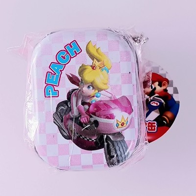 Princess Peach Mario Kart Wii Mini Square Can Case Schlüsselanhänger Nintendo...