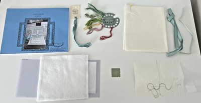 Forget-Me-Nots in Stitches Glastonbury Garden Class Exclusive Cross Stitch Kit