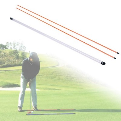 2x Golf Alignment Sticks Swing Trainer Alignment Rods
