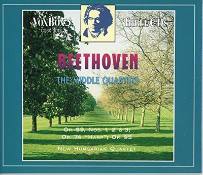 New Hungarian Quartet - Ludwig van Beethoven: Middle Quartets [CD]