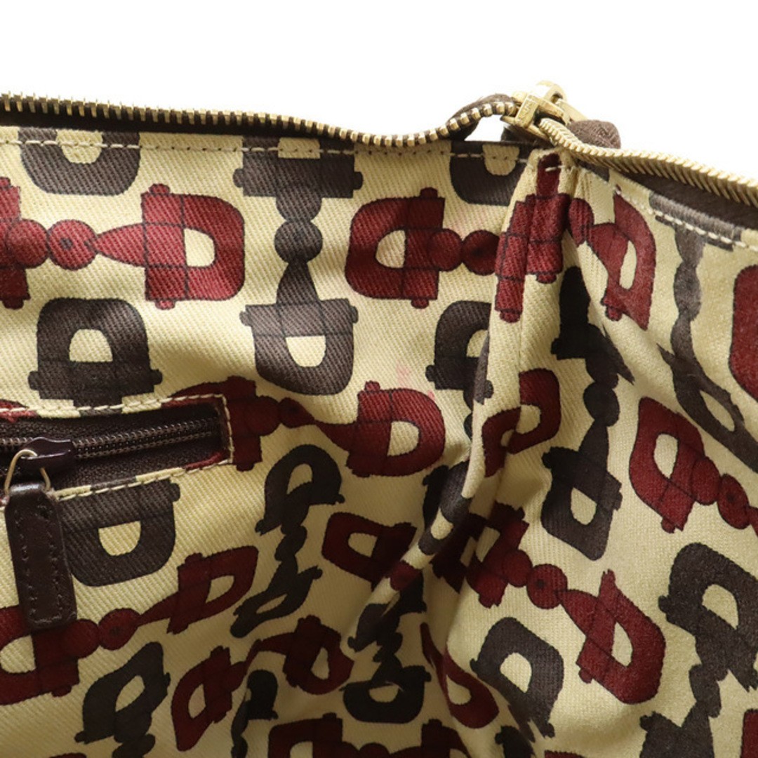 GUCCI Guccisima Leather Tote Bag Dark Brown AB Used 31-36cm thumbnail 7