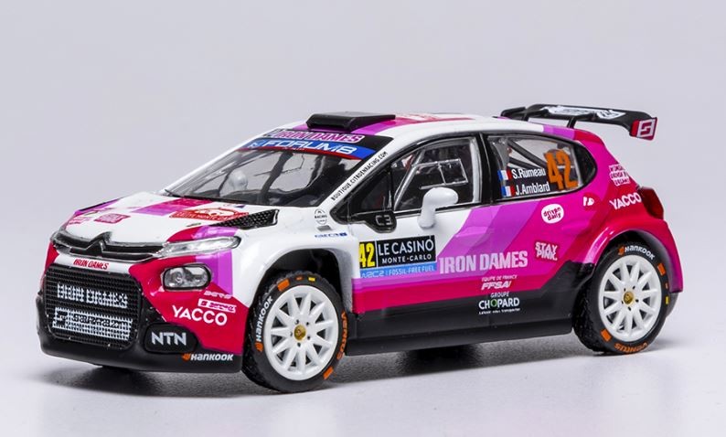 CITROËN C3 Rally2 IXO 1/43 miniature de collection haute précision Monte Carlo 2025