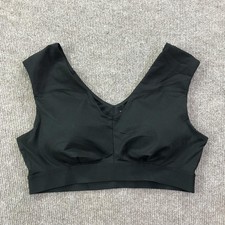 Tommie Copper Sports Bra Womens XL Black Copper Znergy Compression Activewear