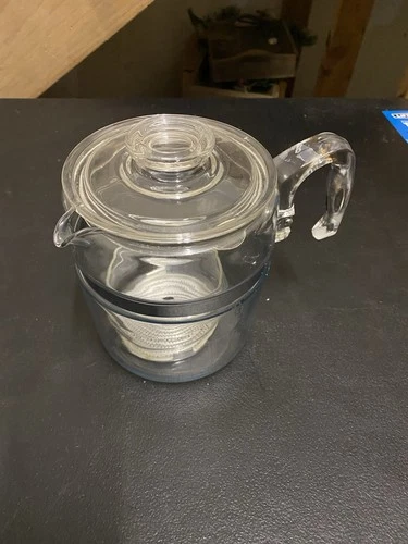 Vintage PYREX Glass Coffee Percolator 9 Cup