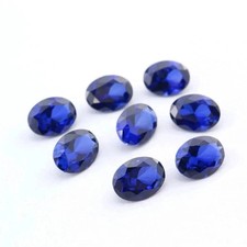 30 Piece Natural Blue Sapphire 5-6 Ct Certified Oval Shape Loose Gemstones Lot