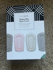 DockATot Deluxe Cover Only, plaid cover, Lush & Fern