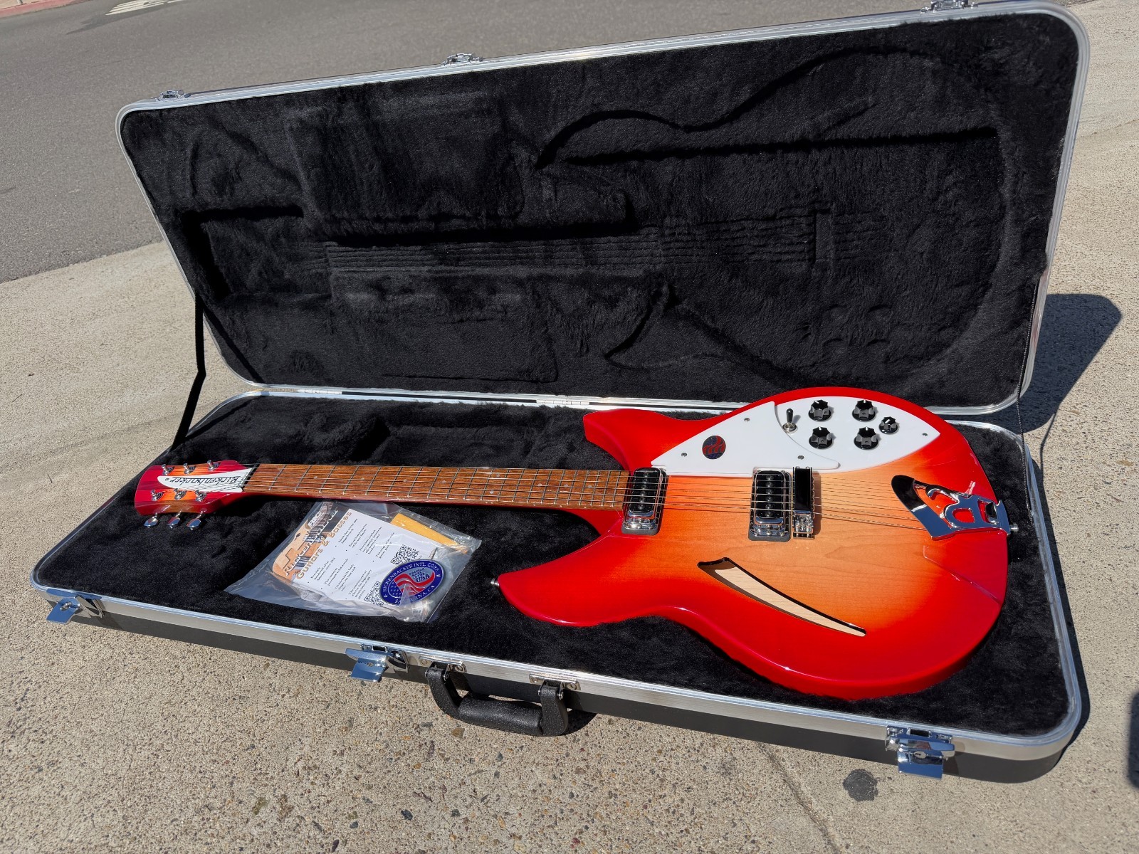 2026 Rickenbacker 330 Fireglo - MINT w/ Orig Paperwork