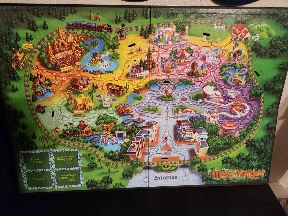 Disney Magic Kingdom Board Game Theme Park Parker Brothers 2004 No Monorail  - Image 3 of 4