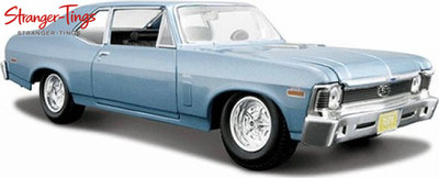 Maisto Chevrolet Nova SS 1970 - blau 1:24