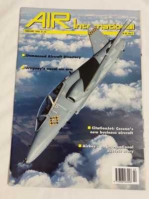 Air International February 1992 BAe Hawk T.1A Airbus Cessna CitationJet AEW&C