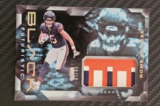 2024 Panini Black - Futuristic Rome Odunze RC GOLD  !!!! Three Color Patch #8/10