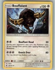 Bouffalant 108/147 Uncommon Burning Shadows Pokemon MP