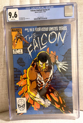 Falcon Limited Series #1, CGC 9.6, White Pages
