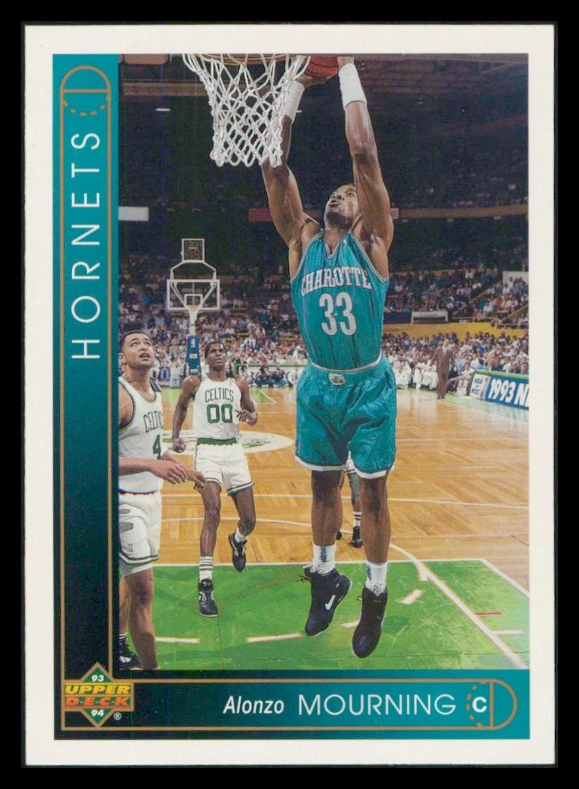 1993-94 Upper Deck #333 Alonzo Mourning Charlotte Hornets BASKETBALL Card