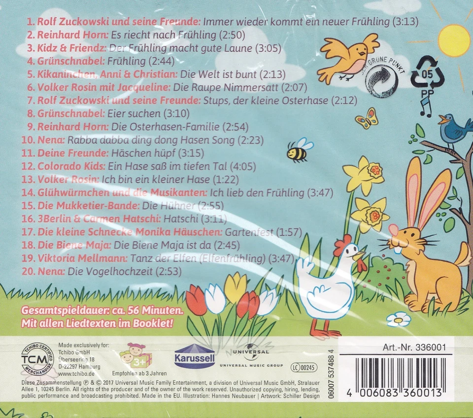 ES RIECHT NACH FRÜHLING - CD - Rolf Zuckowski, Nena, Volker Rosin u.a. - Bild 2 von 2