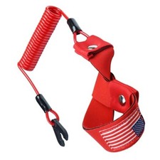 Jet Ski Kill Switch Lanyard Compatible with Yamaha Cut Off Tether Replace Red
