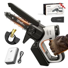 Litheli 20V Mini Chainsaw 6 Inch Brushless Chainsaw, 2.0Ah Battery