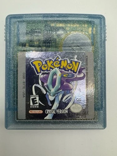 Pokemon: Crystal Version (Game Boy Color) Authentic Tested *NEW BATTERY