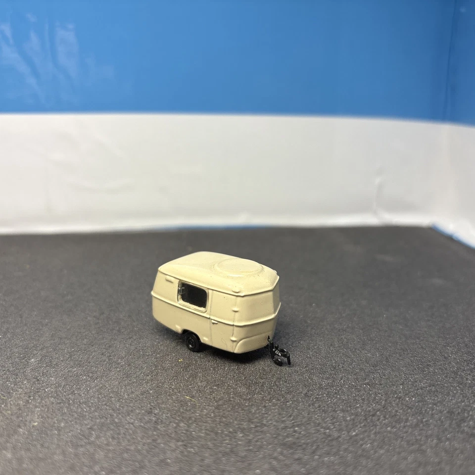 Wohnwagen H0 1:87 Metall Oldtimer Historisch Hersteller Unbekannt  - Bild 4 von 4