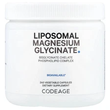 Liposomal Magnesium Glycinate, 240 Vegetable Capsules