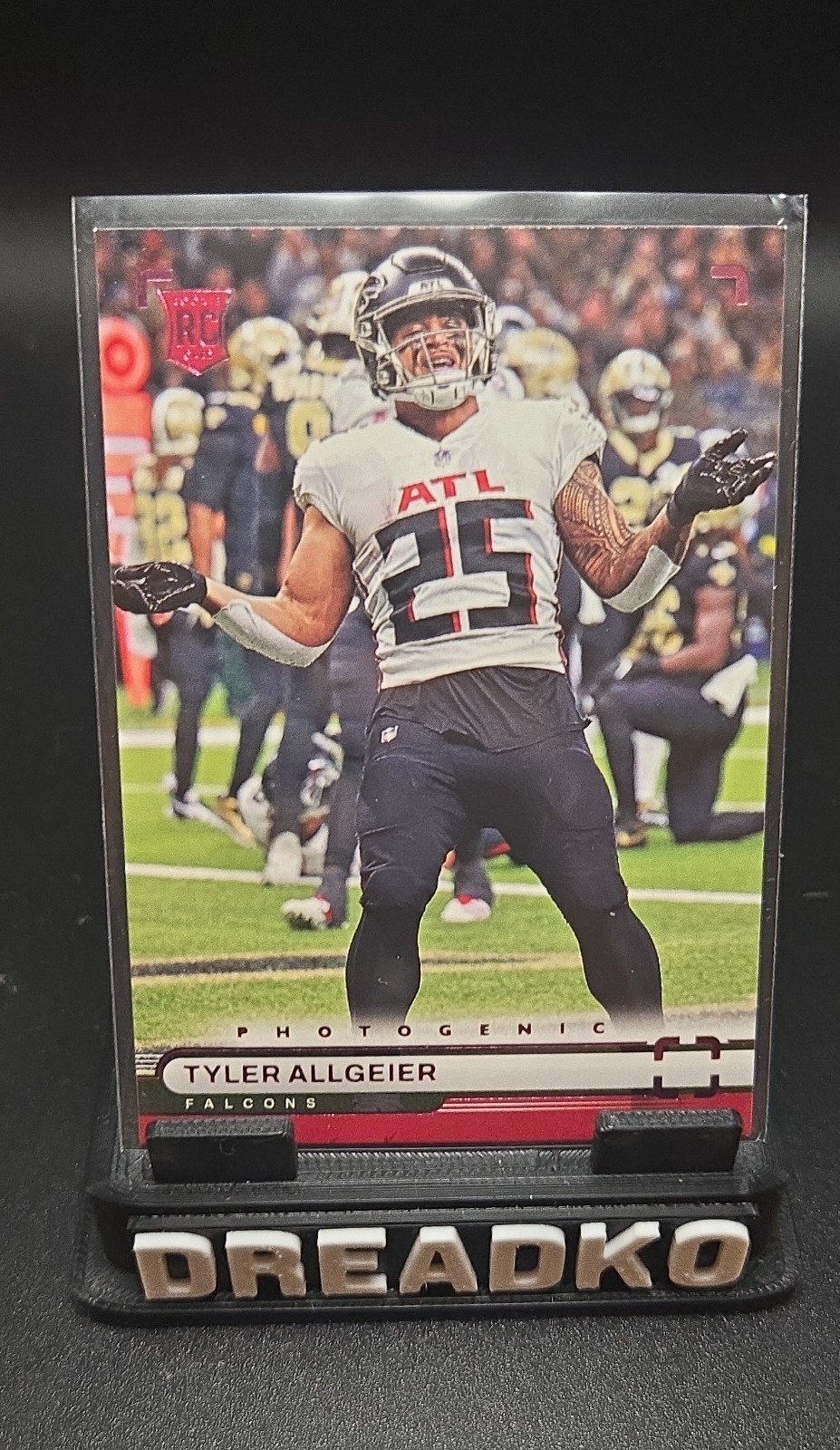 Tyler Allgeier Panini Chronicles Photogenic #PH50 Pink