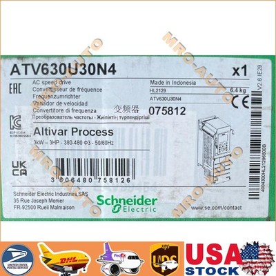 SCHNEIDER Electric ATV630U30N4 Converter 3KW 3HP Altivar Process ATV630 50/60Hz
