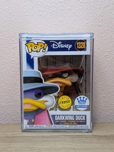 FUNKO POP! Disney Darkwing Duck Chase! #1328! W/ Hard Protector!