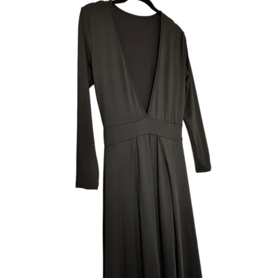 long sleeve trendy dresses for women Signature Soft Cotton Ribbed Long Sleeve Maxi Dress main image 0