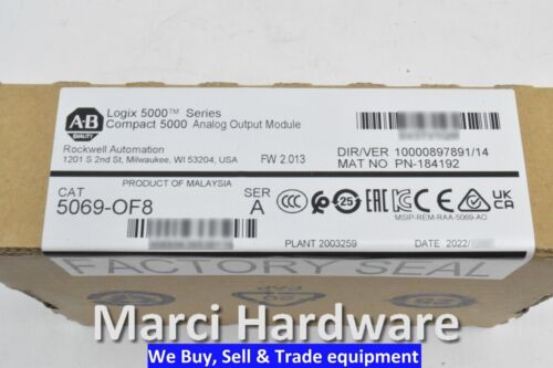 Módulo de salida analógica compacta Allen Bradley 5069-OF8/A SELLADO de 8 canales **EE. UU.** - Imagen 19 de 24